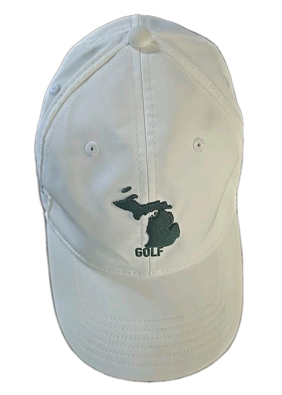 Lakelands Golf & Country Club TaylorMade Hat Cap White Dark Green Adjustable